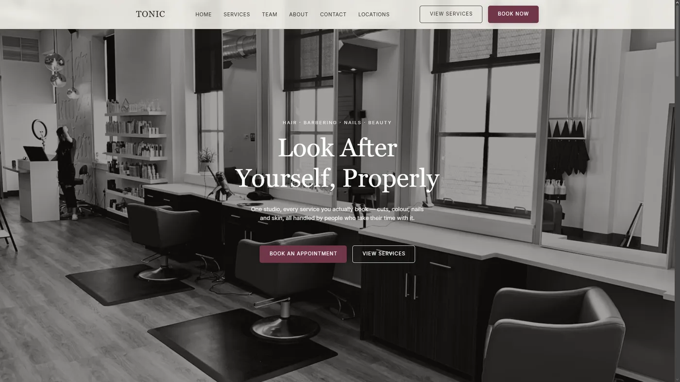 Personal care template